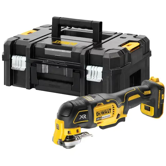 DeWalt DCS356NT-XJ Multifunzione Taglio e Fresa ad Oscillazione XR 18V Solo Corpo Macchina + Valigia + Accessori