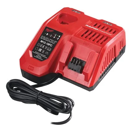 Milwaukee 4932451079 Caricabatterie Rapido M12 - M14 - M18 FC