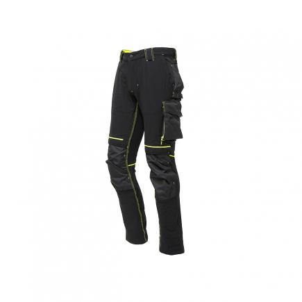 PANTALONE ATOM IN TESSUTO      NERO CARBON TG.XL