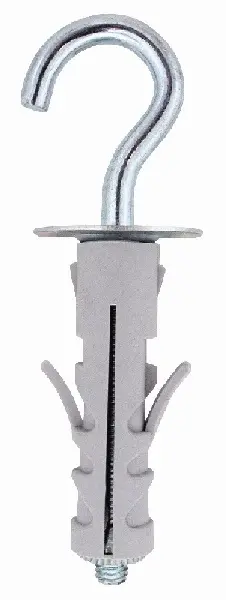 Friulsider 60701B09040F2 TA-TAL Tassello Nylon Blister 6pz con Occhiolo Aperto Ø9X40-M4 Zincata