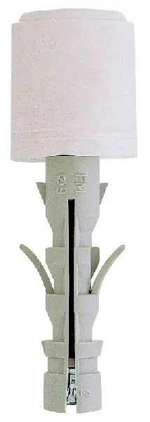 Friulsider 61304P09040F2 TA-TAL Tassello Nylon Blister 4pz con Fermaporta Ø9X40 Nero