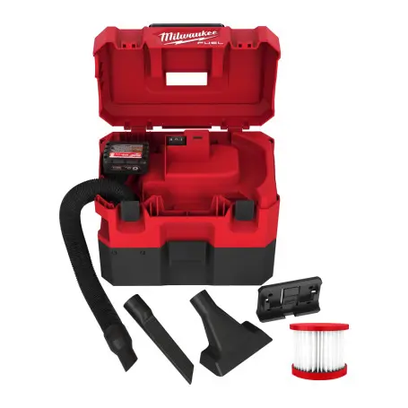 Milwaukee 4933478186 Aspiratore Compatto Solidi/Liquidi M12 FVCL-0 FUEL 12V