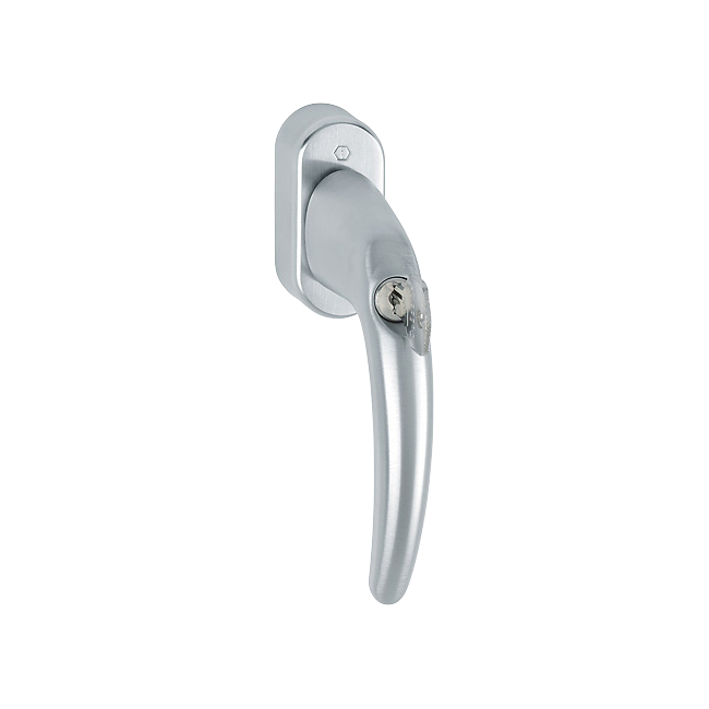 Hoppe 11646378 Martellina DK con chiusura Atlant M0530S/US910 100NM F41-R cromo satinato - Resista® 
