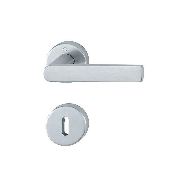 [093388] Hoppe 3884323 Grt. con rosetta Losang M1642/42K/42KS F41-R cromo satinato - Resista® 