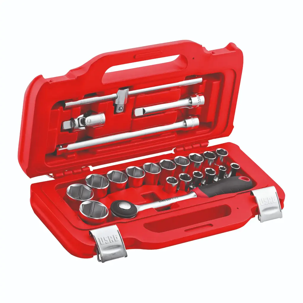 Usag U06010003 6011/2J22 Kit Cassetta Modulare con Bussole Esagonali 22 Pezzi