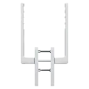 Hoppe 11600287 Maniglione HS Toulon HS-0737/419N-AS F9016 bianco traffico 