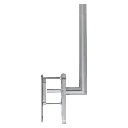 Hoppe 11622265 Maniglione HS Amster HS-E0400F-25/431N-AS/420 F69 Al asp.inox Opaco