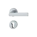 Hoppe 3894257 Grt. con rosetta Losang M1642/42K/42KS F41-R cromo satinato - Resista® 