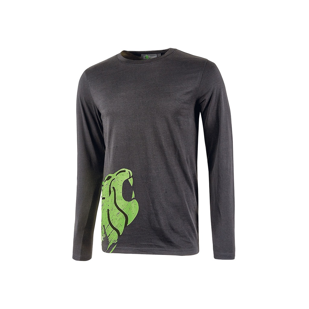 T-SHIRT ALIEN  MANICA LUNGA   COLORE GRIGIO ASFALTO TG.M