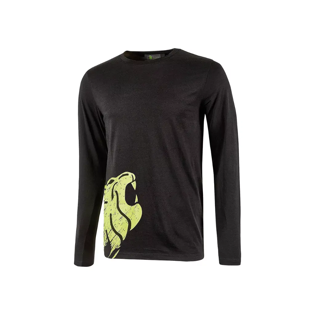T-SHIRT ALIEN  MANICA LUNGA   COLORE NERO CARBONE  TG.2XL