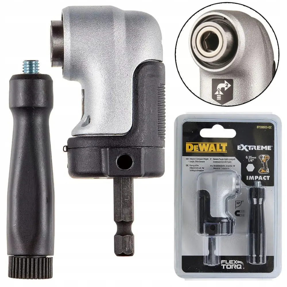 DeWalt DT20503-QZ Adattatore Smerigliatrice Angolare a Percussione Ultra Compact 65mm