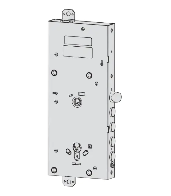 [096419] Cisa E6517280 Serratura Smart Motorizzata Domo Connexa 4 Catenacci E64 per Porta Blindata