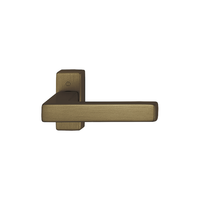 Hoppe 11844231 Grt. con rosetta Austin 1769/844P F33-1 alluminio aspetto bronzo medio opaco 