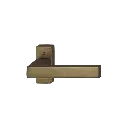 Hoppe 11844231 Grt. con rosetta Austin 1769/844P F33-1 alluminio aspetto bronzo medio opaco 