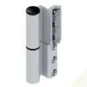 Giesse 00684410 Cerniera Celera per Serramento Complanare Profilo CU Registrabile Altezza 135,5mm Portata 100-120Kg Alluminio Finitura Bianco
