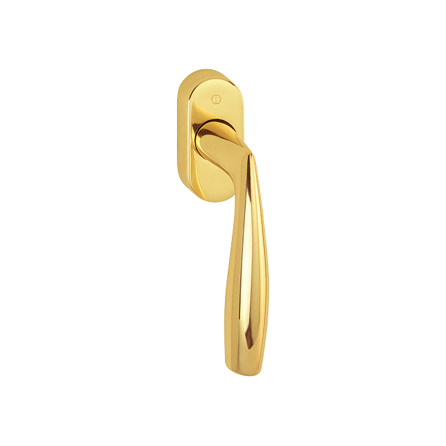 Hoppe 11568318 Martellina DK Vitóri M0515/US956 F71 ottone lucido 