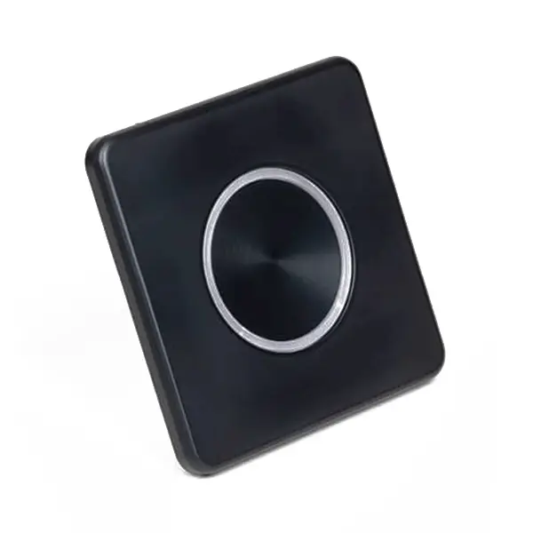 Cisa 065C4530A5 Button Pulsante per Serratura Smart Domo Connexa Quadrato Nero Opaco