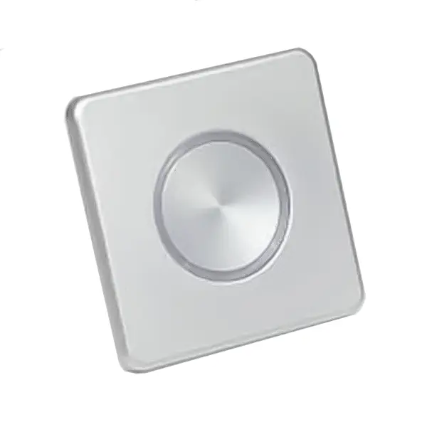 Cisa 065C4530A3 Button Pulsante per Serratura Smart Domo Connexa Quadrato Grigio Silver