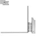 AGB A509022201 Squadra Angolare Artech Destro per Serramenti in Legno Aria 4 Interasse 8,5mm Battuta 15mm