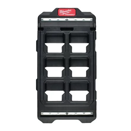 Milwaukee 4932480621 Piastra di Stoccaggio Composizione Parete PackOut 25x254x508
