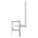 Hoppe 11857766 Maniglione HS Austin HS-0769/419N-AS/420 F94-1 alluminio aspetto cromo satinato 
