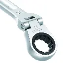 Usag U02856117 285KF Chiave Combinata a Cricchetto Snodata con Anello di Tenuta N.17mm