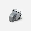 Master 1501R9010OP.1 Ring Cricchetto in zama Con Piastra Bianco Opaco