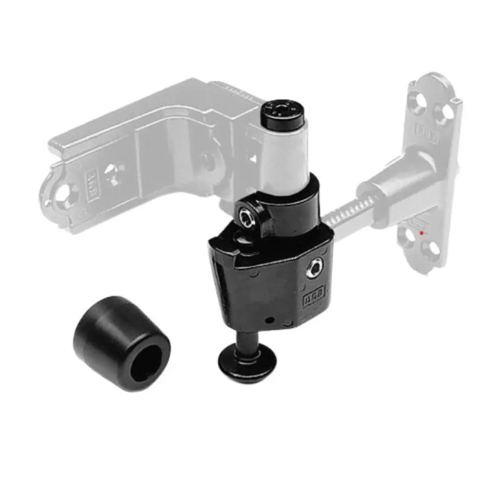 AGB H009130193 Kit fermaimposte AGB Abaco Mano Destra Scatto 180 Gradi Finitura Black Powerage