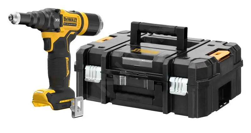 DeWalt DCF403NT-XJ Rivettatrice 4.8mm XR 18V Solo Corpo + Valigia T-Stak