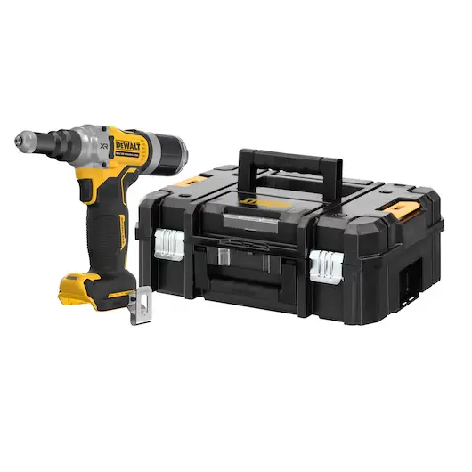 DeWalt DCF414NT-XJ Rivettatrice 6.4mm XR 18V Solo Corpo + Valigia T-Stak