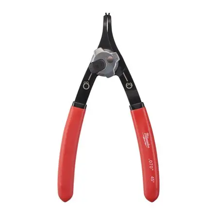Milwaukee 4932492494 Pinza Reversibile per Anelli Elastici Grande Inclinata 45°