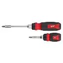 Milwaukee 4932492811 Set 2 Giraviti Multiuso Compatti con Cricchetto e Inserti BIT 22 IN 2
