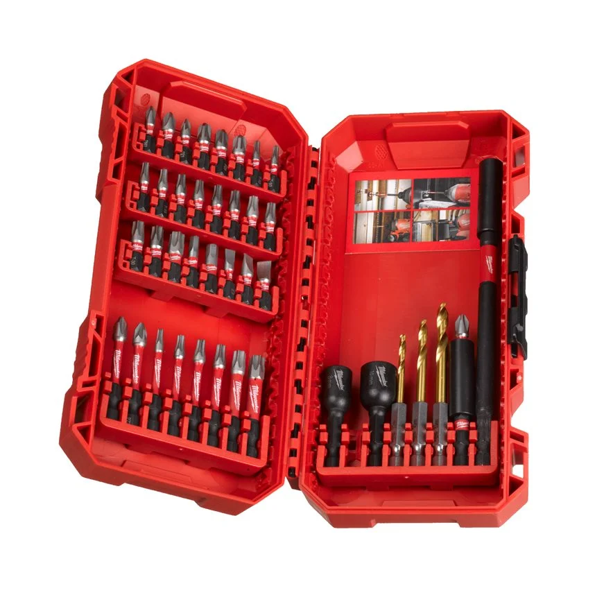 [104820] Milwaukee 4932492004 Set BIT Shockwave Impact Duty Avvitatura e Foratura da 40 Pezzi