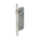 AGB B005925006 Serratura Patent Incasso per Porta Interni Entrata 50mm Interasse 90mm Bordo Quadro 238x22mm Acciaio Finitura Nichelato
