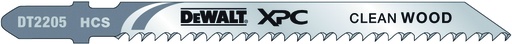 [058836] DeWalt DT2217-QZ Set 3 Lame per Seghetto XPC per Taglio Legno 100x2.7mm