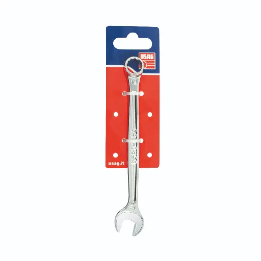 [060486] Usag U02850701D D285 Chiave Combinata con Testa Ribassata e Forchetta Inclinata da 6mm