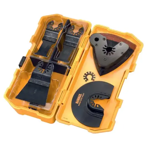 [071686] DeWalt DT20731-QZ Set 8 Pezzi Multifunzione per Tagliare e Levigare