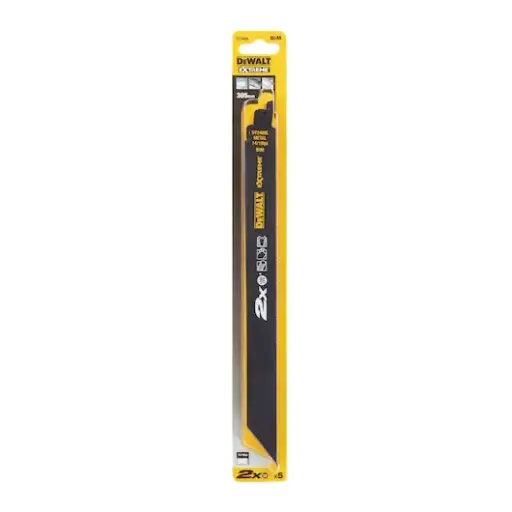 [087507] DeWalt DT2409L-QZ Set 5 Lame Sega Universale 14/18 TPI Tagliare Metalli 2X Life 305mm