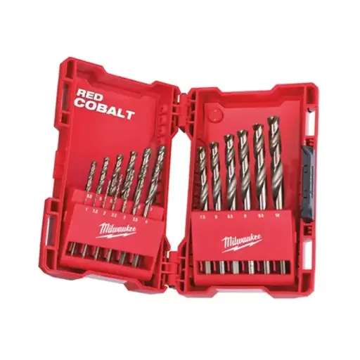 [095993] Milwaukee 4932352470 Set Punte per Metallo Forgiate HSS-G Cobalto DIN 338 - 19 Pezzi