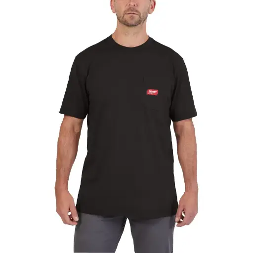 [108943] Milwaukee 4932493004 T-Shirt Work Manica Corta Nera Taglia M