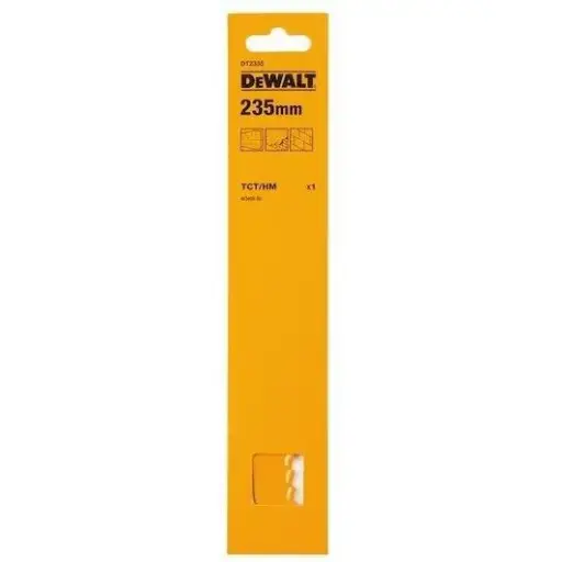 [110396] DeWalt DT2335-QZ Lama Speciale per Fibrocemento con denti in Carburo per Sega Universale 235mm TCT
