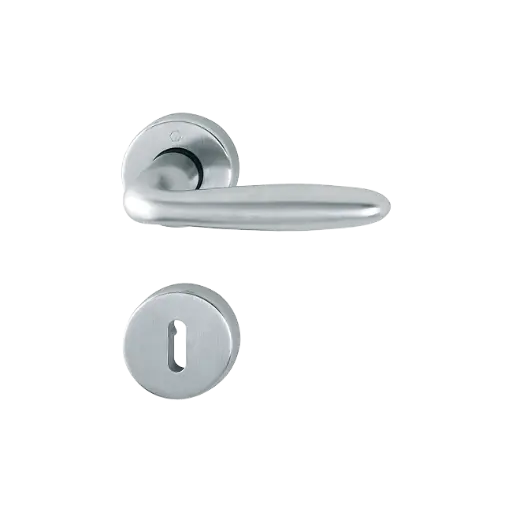 [019762] Hoppe 2823991 Grt. con rosetta Verona M151/42K/42KS F41-R cromo satinato - Resista® 