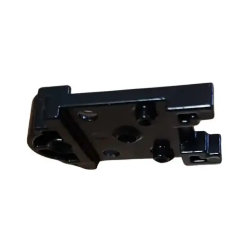 [002210] AGB H009150393 Supporto Cerniera Regolabili a Filo Abaco per Squadro e Bandella Verticale Zama Finitura Black Powerage