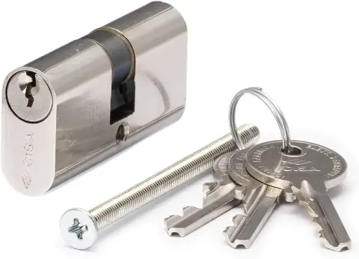 [028248] Cisa 0821005012 Cilindro Ovale 30/30 Nichelato