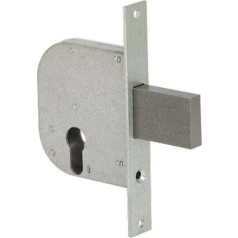 [000239] Cisa 42012500 Serratura 1 Mandata da Infilare a Cilindro per Cancelli E50 F. 22mm