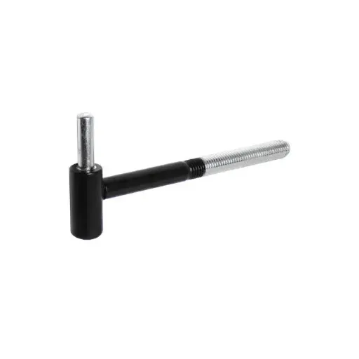 [032926] AGB H009280393 Cardine per Persiane a Vite Maschio Vite M12 Lunghezza 145mm Finitura Nero