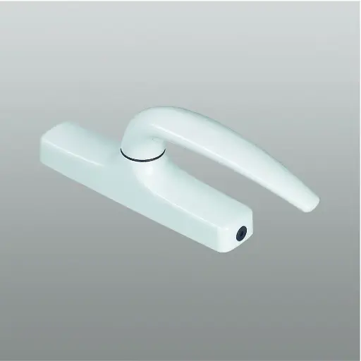 [034020] Savio 879.2 Turandot Cremonese Maniglia per Persiane Dimensioni 27x171mm Finitura Verniciato Nero 10 Gloss