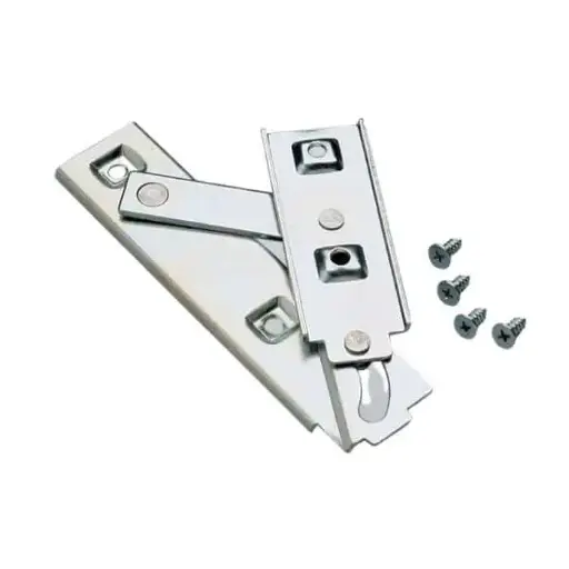 [003143] Savio 1170.8 Klem Cerniera a Compasso per Profilo DOMAL40 Portata 15-30Kg Finitura Zincata