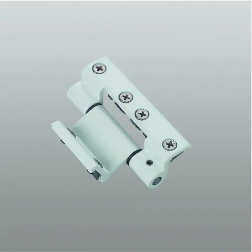 [034697] Savio 1122.201 Morsa+ Cerniera a Pettine Premontata per Profilo CU Portata 90-100Kg Finitura Verniciato Bianco