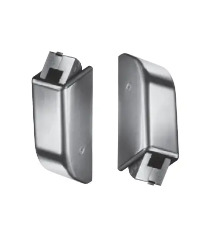 [035145] Iseo 9410201524 Idea Coppia Scrocchi Verticali Autobloccanti Inox